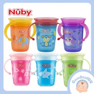 Nuby 1pk 240ml Twin Handle Printed 360 Wonder Cup