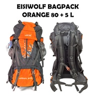 Eisiwolf Backpack 80L+5L - Orange