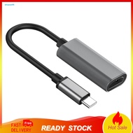 SDRU USB Type C to HDMI-compatible Adapter 4K Cable Cord High Clarity Converter for Macbook HDTV Monitor