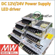 Original Meanwell 12V/24V Power Supply/ LED Driver/ LED strip Driver/ Transformer