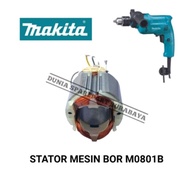 Sparepart Stator Bor Makita M0801B Bantalan Mesin Bor M 0801 B Field Assy Rumah Armature Angker Bor