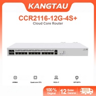 MIKROTIK MicroTik CCR2116-12G-4S+ Cloud Core Router Rackmount 1U 4 Port SFP+ 10G, 13 Port Gigabit Et