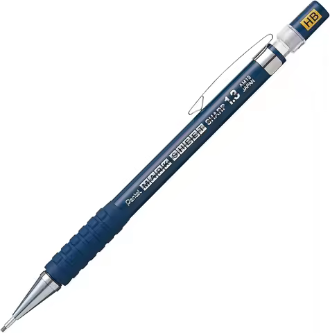 OMR Sheet Mechanical Pencil, 1.3mm HB Lead for Smooth Writing and Marking