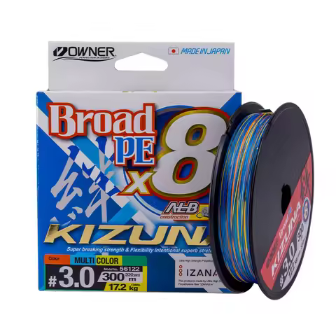Japan Orignal OWNER Broad X8 PE Fishing Line ALB Construction Kizuna Lure-Specific Wear-resistant Ma