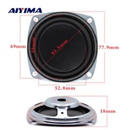 SL AIYIMA 2Pcs 3 Inch Bass Speaker Vibrating Membrane Bass Radiator