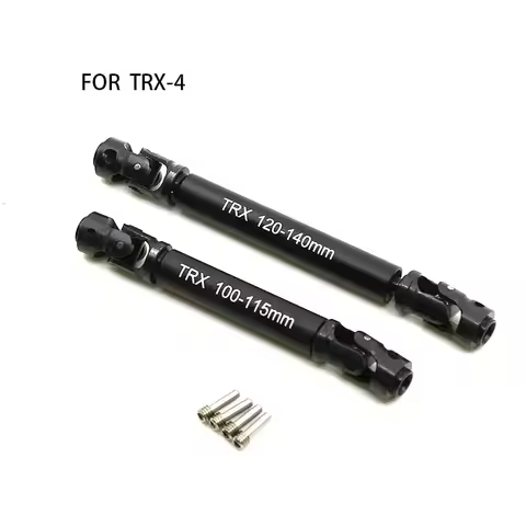 Heavy Duty Cvd Drive Shaft 100-115mm / 120-140mm Alloy Steel Universal Joint Steel For 1/10 Rc Car T