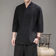 Chinese Clothes Short-Sleeved Meditation Clothes Taoist Clothes 2026 Trendy