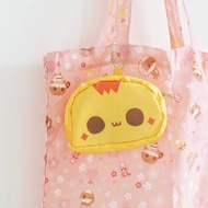 癲噹插畫黃色阿贊貓頭環保摺疊收合購物袋