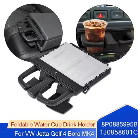 Drink Cup Holder Foldable Water Cup Holder For VW Jetta Golf 4 Bora MK4 Audi A4L A5 Q5 A7 1J0858601C