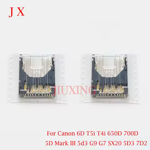 NEW SD Memory Card Reader Slot For Canon 6D 5DM3 5D3 5DS 7D2 7DM2 G9 G7 SX20 650D EOS Rebel T4i Kiss