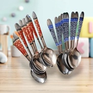 DOZENS OF BATIK SPOONS DOZENS OF BATIK FRESHFU DOZENS Spoon Set Cutlery Set