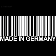 (gashadream)  156 x 68cm MADE IN GERMANY Bar Code Cool Vinyl Decal Car Sticker Accessories
