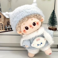 MXBEAUTY 10/20cm Cotton Doll Clothes, Cartoon Outfit 10cm Cotton Doll's Clothes, Stuffed Toy Clothes