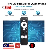 Remote Control for SQ2 box/mecool km2/km7/KD2/onn box/Bluetooth BT Google Netflix 4K Android TV km7 