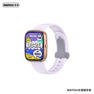 REMAX AMOLED สมาร์ทวอช WATCH25ระบบชาร์จแม่เหล็กนาฬิกากีฬาอัจฉริยะอัตราการเต้นของหัวใจแบบ NFC โค้งผ่า