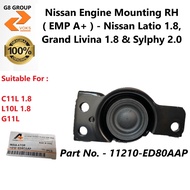 Nissan Engine Mounting RH ( EMP A+ ) - Nissan Latio 1.8, Grand Livina 1.8 & Sylphy 2.0 ( 11210-ED80A