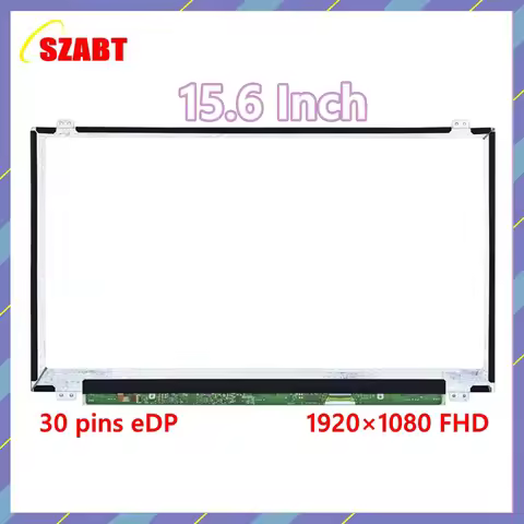 15.6 Inch Slim IPS Panel Laptop Screen For LP156WF4 LP156WF6 SPP1 SPK1 SPK2 SPK3 SPK6 SPC1 SPB1 SPL1