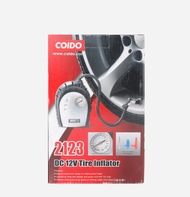 Coido 12V Tire Inflator Car Tire Inflator Auto Air Compressor Tire Pump with Pressure Gauge for Car
