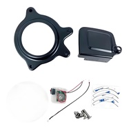 Bộ nắp CVT LED trong suốt cho NVX 155 V2 Aerox NMAX V2 - Sợi carbon Matt Black