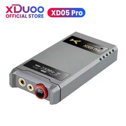 XDUOO XD05 Pro Portable Full Balanced DAC Headphone Amplifier Double Screen 4.4 Balanced USB XMOS XU