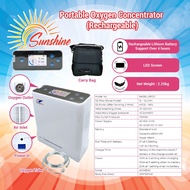 AngelBiss Portable Rechargeable Oxygen Concentrator | Over 4 Hours Battery Life | Home & Travel Use 