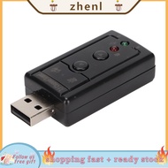 Zhenl 3D Sound Card 7.1 Channel HS ABS Internal Amplifier With 3.5mm