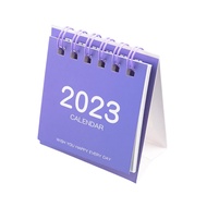 Plus Idea Desk Calendar Monthly Pages Coil Binding Record Date Paper 2023 Stand Up Table Calendar for Home Portable Mini Calendar