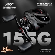 REEL BC SEAHUNTER BLACK ARROW BAITCASTING, DRAG KLIKER, 6+1 BB BALL BEARINGS 7.2:1 GEAR RATIO