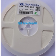 330 ohm paste resistor SMD 1206 330 ohm 1/4W error 1% Set of 100 pcs