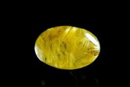 [Disk水晶][金黃透亮]黃金鈦晶花水晶戒面CL22-A貨專賣