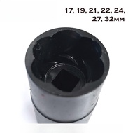 Damage Nut Remover Wheel Lock Removal Kit for Stripped Bolt Rounded Nut 1/2 Drive