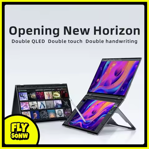 EHOMEWEI Dual Screen Portable Monitor X2 Pro Drive-free Phone-touch 2K 16” For Laptop Win Macbook