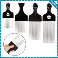 [BbqzefMY] Afro African American Pick Comb Hairdressing Styling Tool Wig Straight Hair Hair Pick for