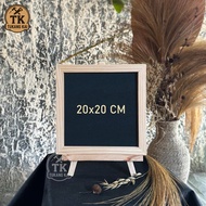 Minimalist Photo Frame / Wooden Frame Size 20x20 cm + Standing Frame