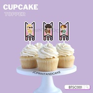 Bts cupcake topper / character cake topper / character cupcake topper / birthday cake topper / birth