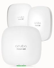 HPE Networking Instant On Access Point AP22 2x2 WiFi 6 Indoor Wireless Access Point (3 Pack) | Long 