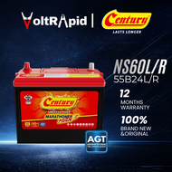 [VoltRapid] Century MARATHONER MAX NS60 L/R | 55B24L/R | 12V MF Car Battery 100% Brand New Original 