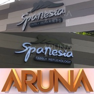 8 cm Thick Acrylic Raised Letters