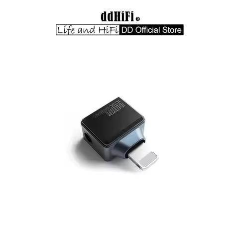 DD ddHiFi TC35C Light-ning to 3.5mm High Fidelity Adapter for iPhone, Realtek ALC5686 DAC Chip, Up t