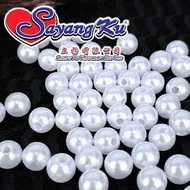 Manik Pearl / Beads 6mm dan 8mm / Manik Pearl White