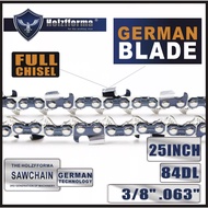 Holzfforma Cut Chain 25 inch 3/8.063 84 Drive Links Saw Chain For Stihl MS 361 MS 362 MS 380 MS 390 