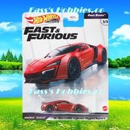 *P-A HOT WHEELS FAST AND FURIOUS FAST STARS W MOTORS LYKAN HYPERSPORT FAST & FURIOUS