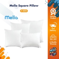 Mello Cushion Insert Pillow - Square Throw Pillow Soft Polyester Filling | Washable (30x50/40x40/45x