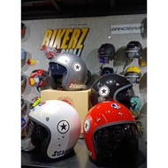 HELMET SGV STAR WITH TINTED SUNGLASS 60CM / L SIZE
