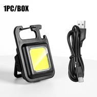 LED Flashlight Super Bright 1500LM Folding Bracket Bright EDC Keychain USB Rechargeable Waterproof L
