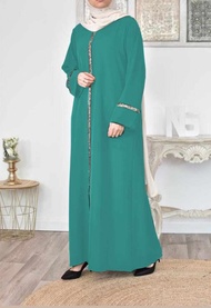 Dubai Abaya Jubah Muslimah Plus Size XS TO 8XL