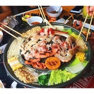 Terbaru Grill Shabu Pan Panggangan Panci Tempat Bbq 2In1 Korean