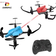 ∏○DEERC|Holy Stone 2*Mini Drone（Red+Blue）, DEERC HS177 RC Quadcopter Battle Drone for Kids and Begin