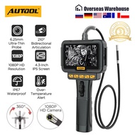 AUTOOL SVB208 Automotive Industrial Endoscope with 6pc Light 6.25MM IPS Car Repair Endoscope Inspect