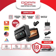 DDPAI Z60 Dual 4K Ultra HD GPS 3 Channel Front & Rear Super Capacitor Dash Cam with 4G Connectivity